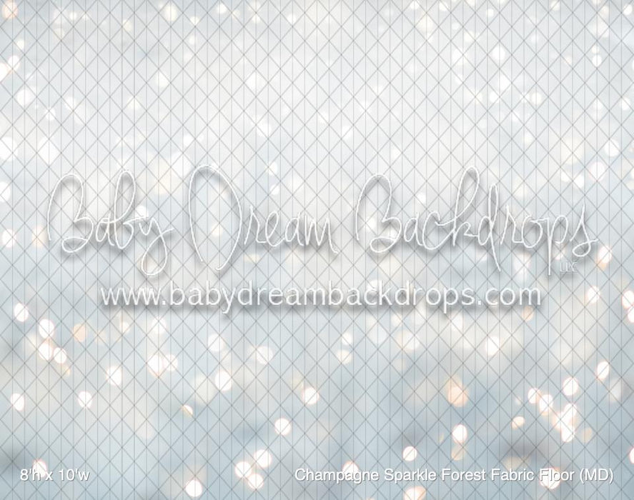 Champagne Sparkle Forest Fabric Floor (MD)