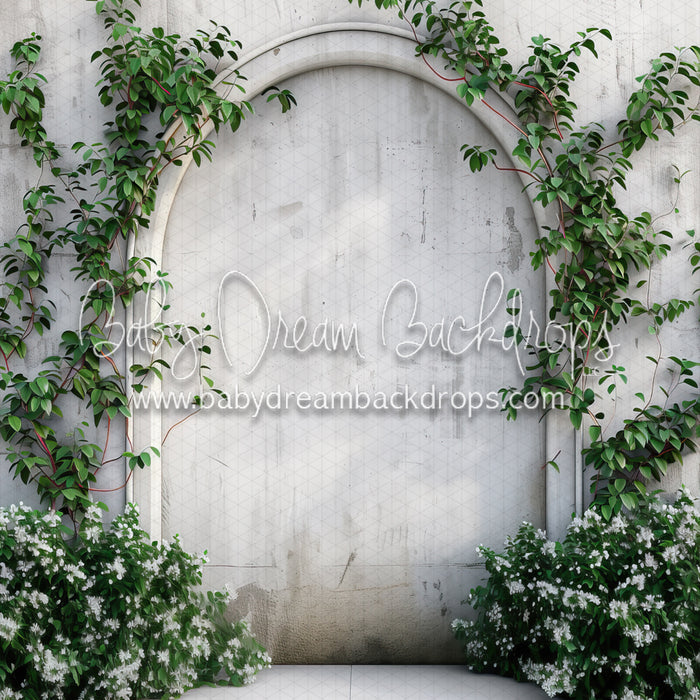 Cheery Green Vines Wall (MD)