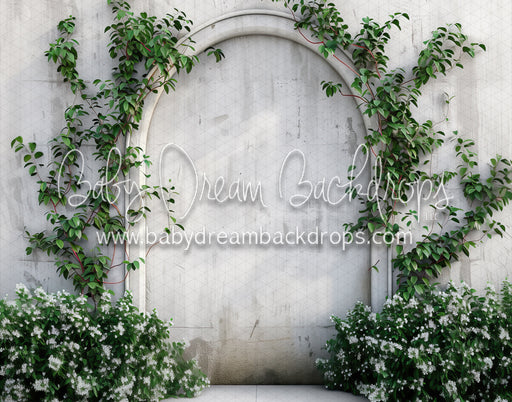 Cheery Green Vines Wall (MD)