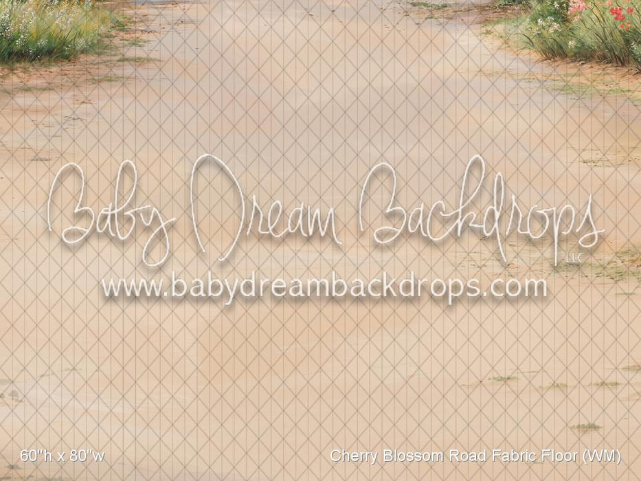 Cherry Blossom Road Fabric Floor (WM)