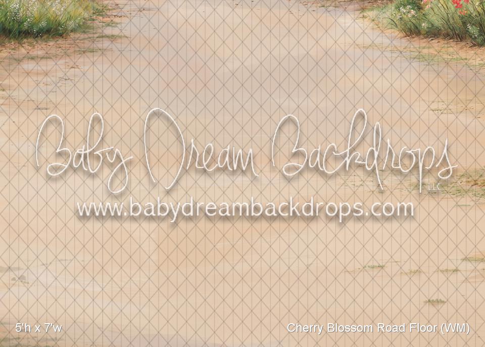 Cherry Blossom Road Fabric Floor (WM)