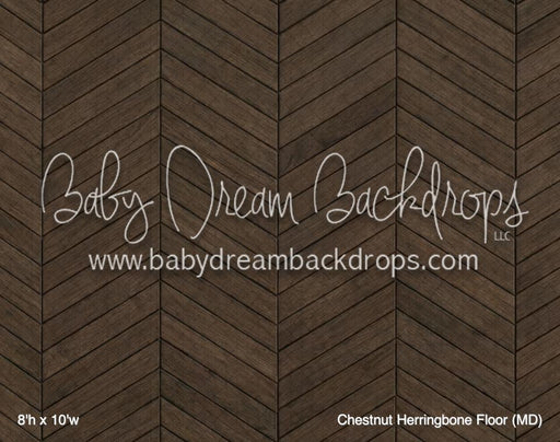 Chestnut Herringbone Fabric Floor (MD)