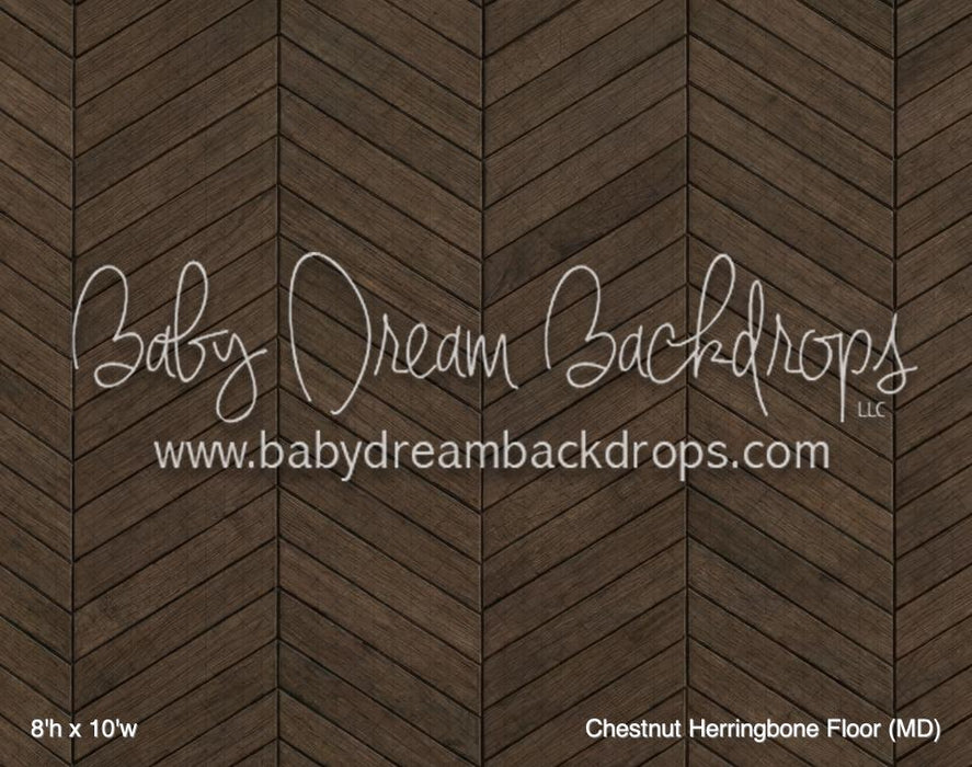 Chestnut Herringbone Fabric Floor (MD)