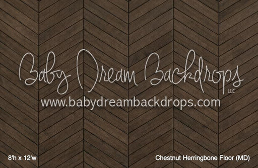 Chestnut Herringbone Fabric Floor (MD)