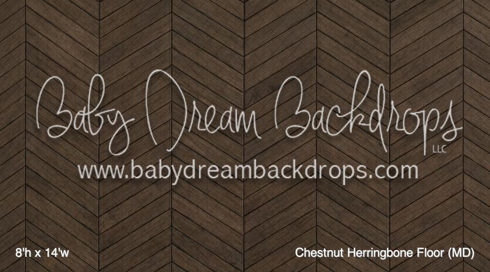 Chestnut Herringbone Fabric Floor (MD)