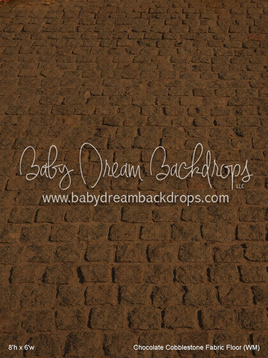Chocolate Cobblestone Fabric Floor (WM)
