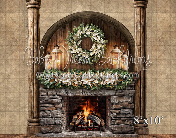 Christmas Arch Fireplace 24 (VR)