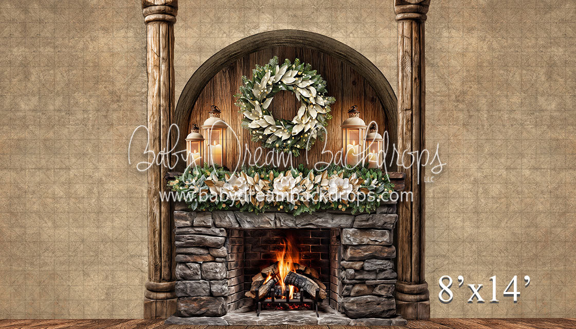 Christmas Arch Fireplace 24 (VR)