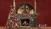 Christmas Arch Fireplace RED (VR)