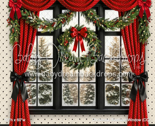 Christmas Bowtique Window (CC)