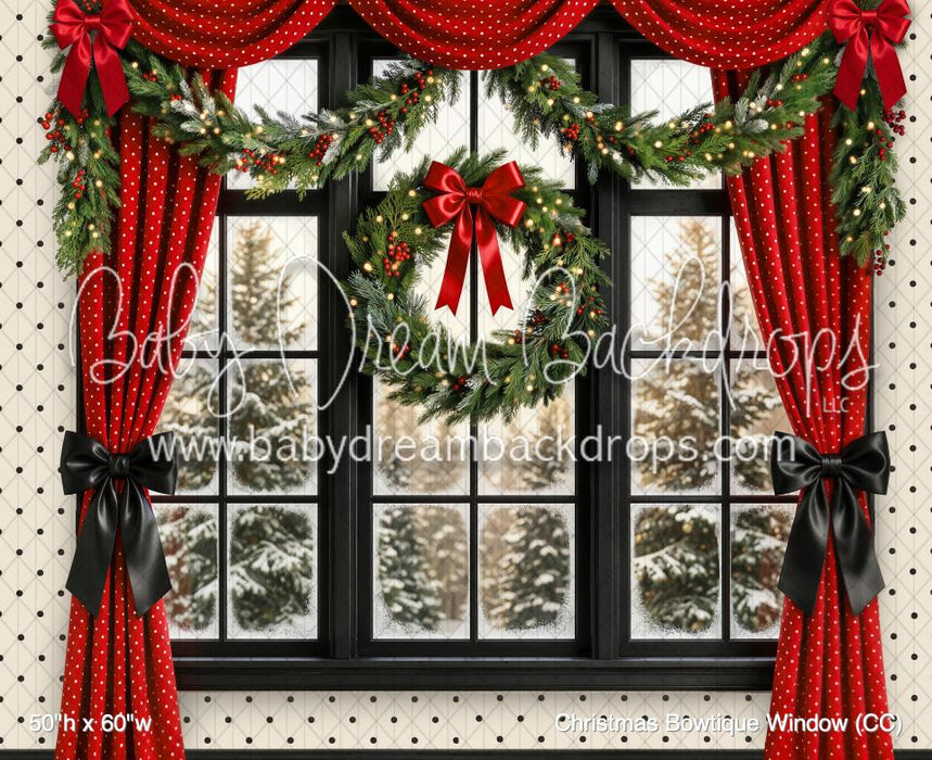 Christmas Bowtique Window (CC)