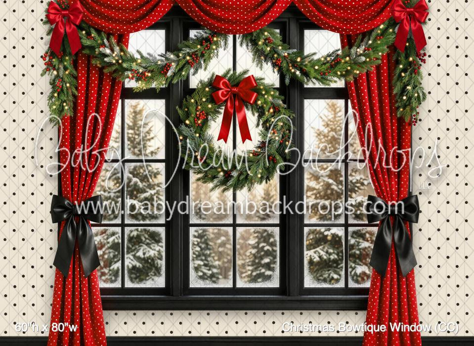 Christmas Bowtique Window (CC)