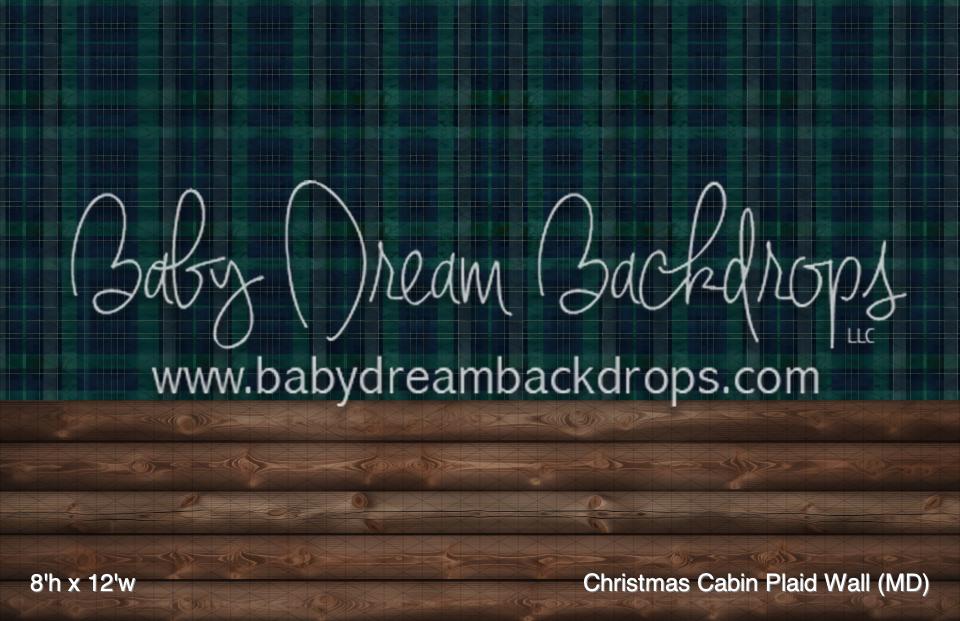 Christmas Cabin Plaid Wall (MD)