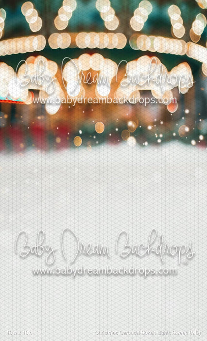 Christmas Carousel Bokeh Lights Sweep (MD)