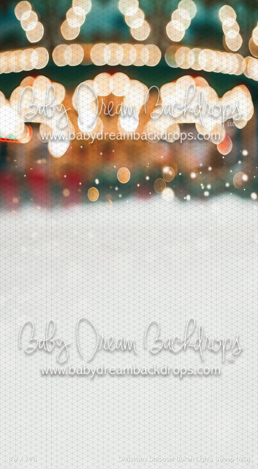 Christmas Carousel Bokeh Lights Sweep (MD)