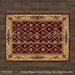 Christmas Elegance Rug on Nutmeg Planks Fabric Floor (WM)