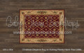 Christmas Elegance Rug on Nutmeg Planks Fabric Floor (WM)