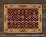 Christmas Elegance Rug on Nutmeg Planks Floor (WM)