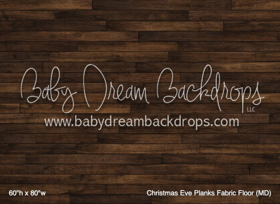 Christmas Eve Planks Fabric Floor (MD)