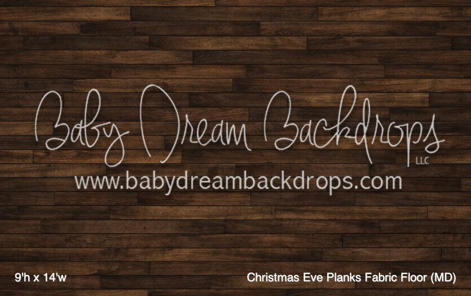Christmas Eve Planks Fabric Floor (MD)