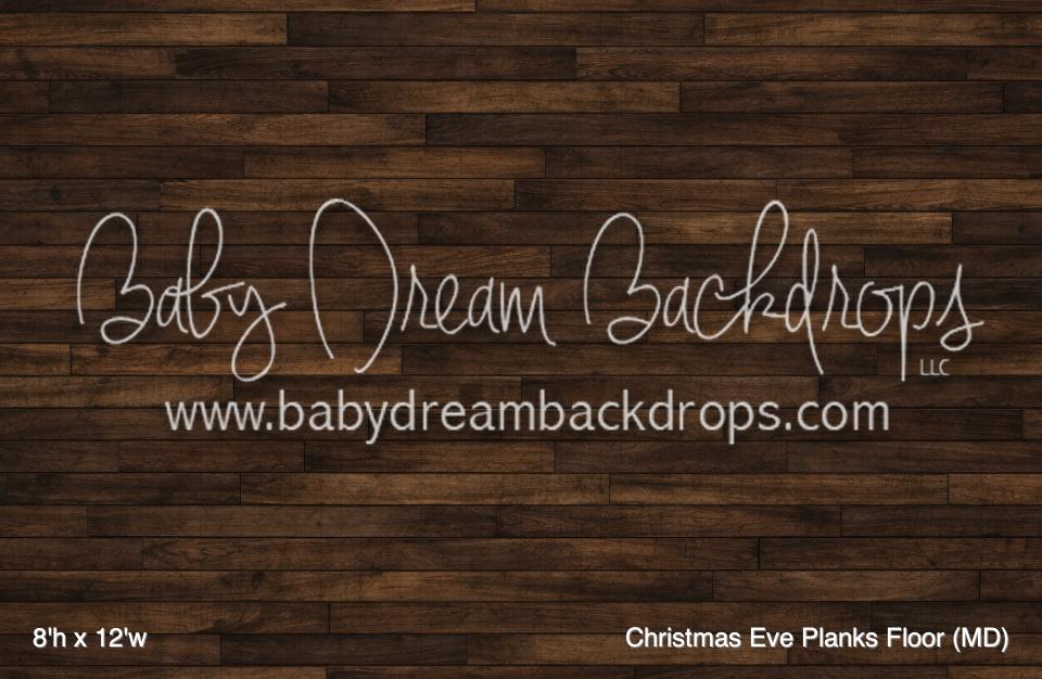 Christmas Eve Planks Fabric Floor (MD)