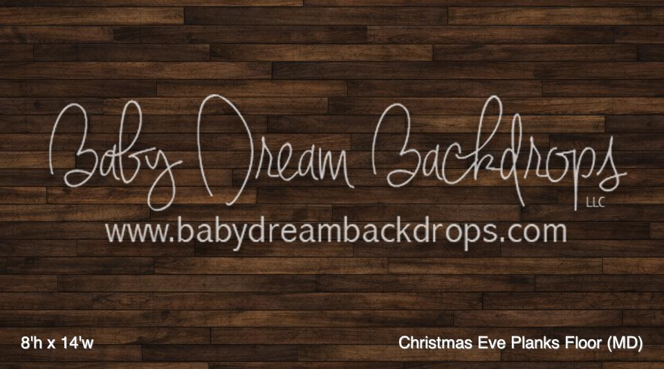 Christmas Eve Planks Fabric Floor (MD)