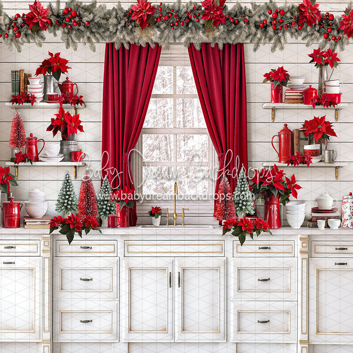 Christmas Floral Kitchen (JA)