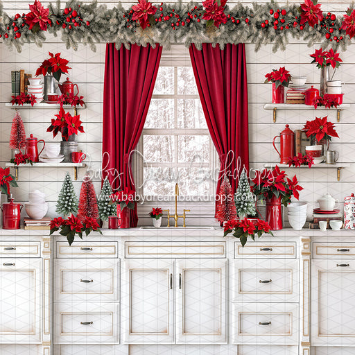 Christmas Floral Kitchen (JA)