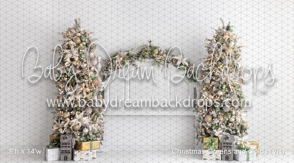 Christmas Greens and Golds (VR)
