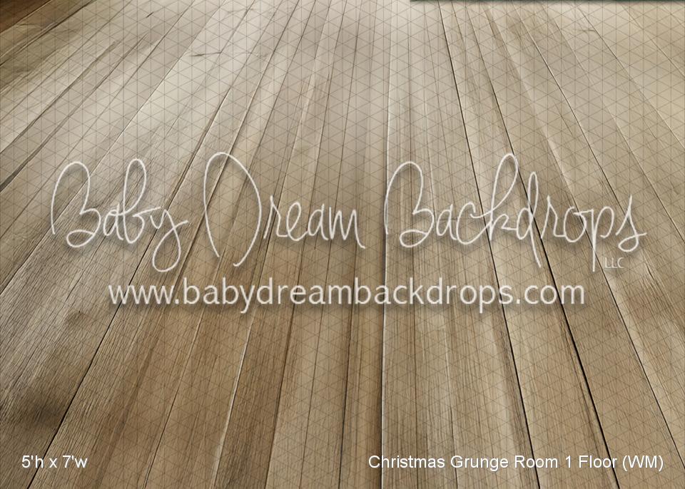 Christmas Grunge Room 1 Fabric Floor (WM)