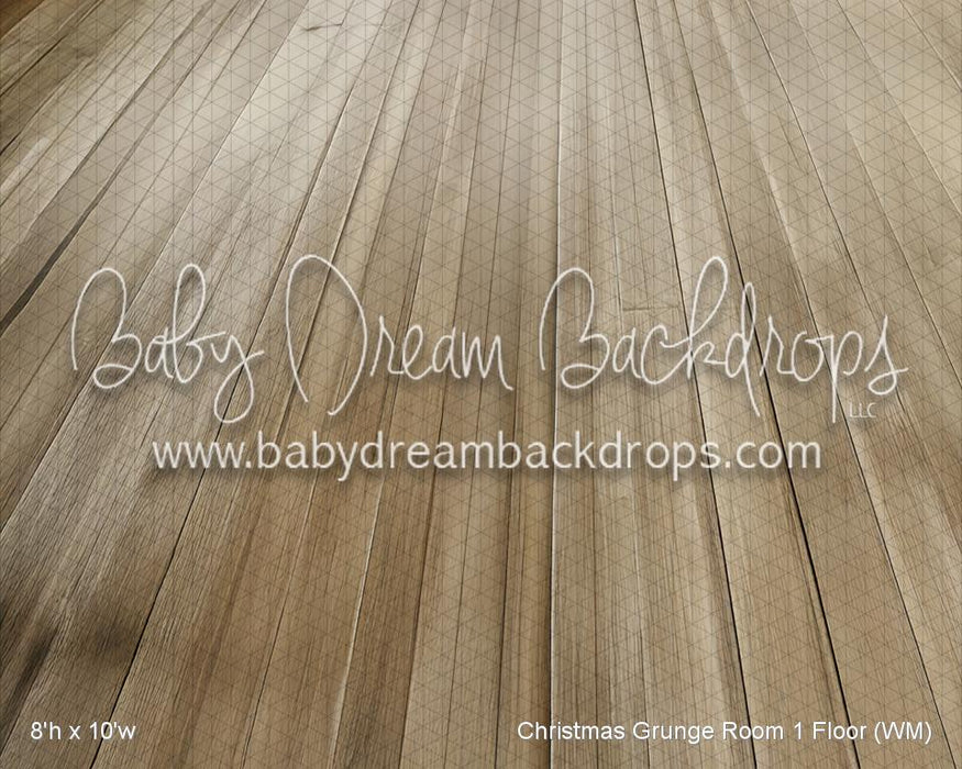 Christmas Grunge Room 1 Fabric Floor (WM)