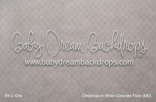 Christmas In White Concrete Floor (MD)