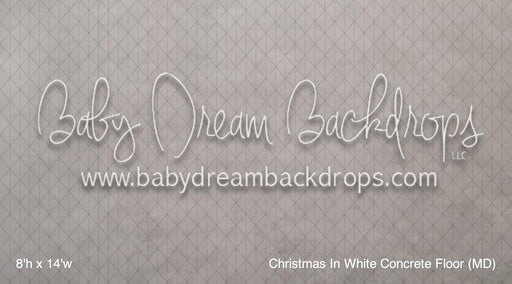 Christmas In White Concrete Floor (MD)