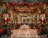 Christmas Poinsettia Promenade with Nutcrackers (BD)
