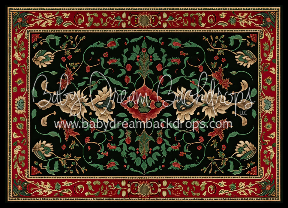 Christmas Rug 3 Fabric Floor (MD)