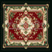 Christmas Rug (Black) Fabric Floor (MD)