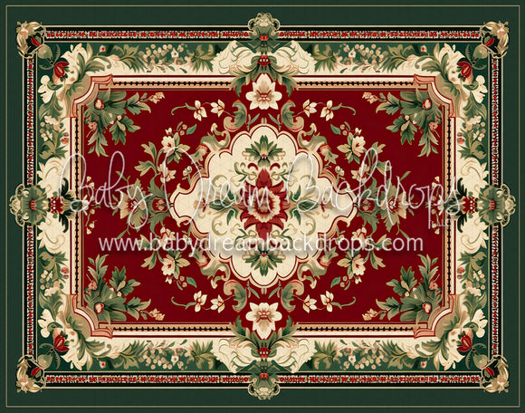 Christmas Rug (Green) Floor (MD)