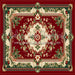 Christmas Rug (Red) Fabric Floor (MD)