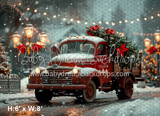 Christmas Town Saint Nick's Red Truck (YM)