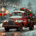 Christmas Town Saint Nick's Red Truck (YM)