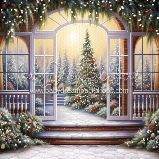 Christmas Tree Garden with Lights (MD)