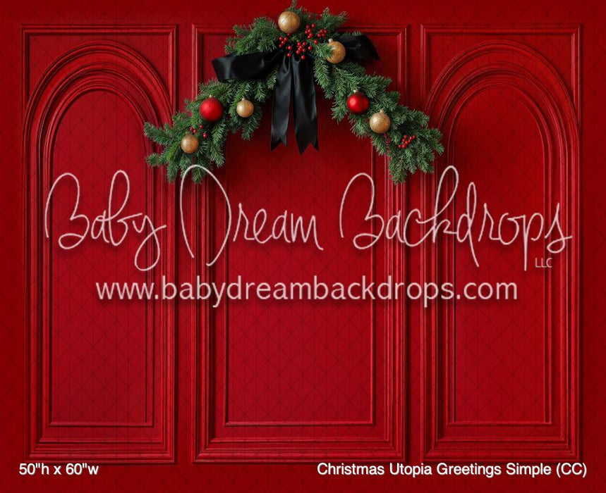 Christmas Utopia Greetings Simple (CC)