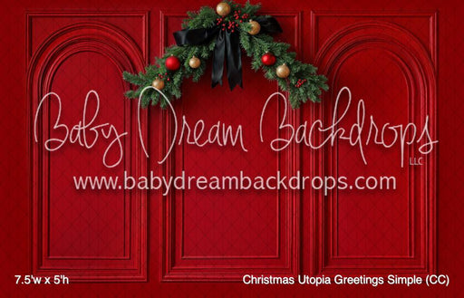 Christmas Utopia Greetings Simple (CC)