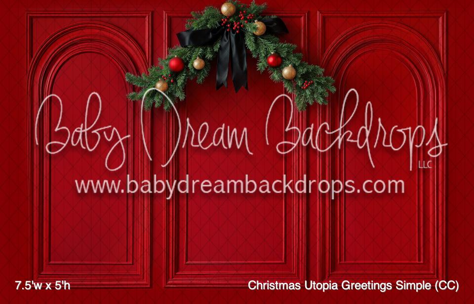 Christmas Utopia Greetings Simple (CC)