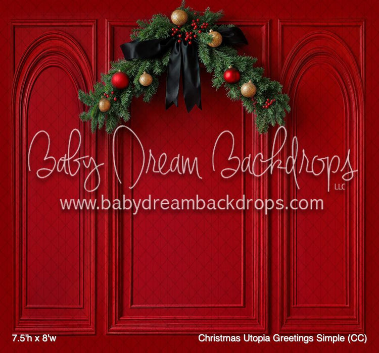 Christmas Utopia Greetings Simple (CC)