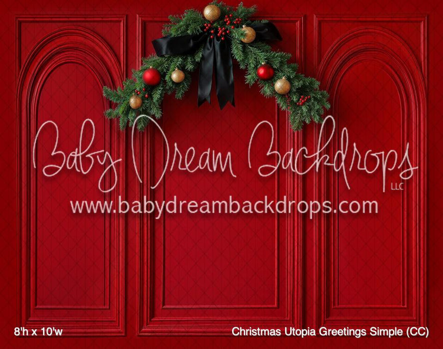 Christmas Utopia Greetings Simple (CC)