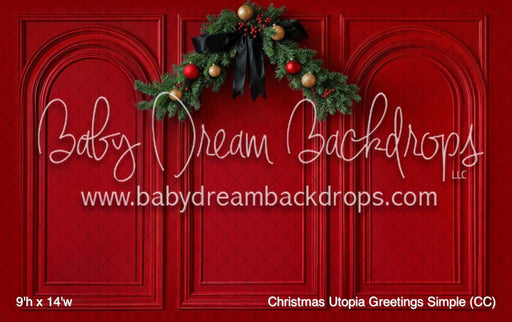Christmas Utopia Greetings Simple (CC)