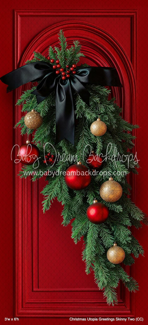 Christmas Utopia Greetings Skinny Two (CC)