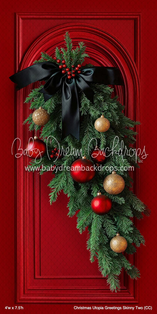 Christmas Utopia Greetings Skinny Two (CC)