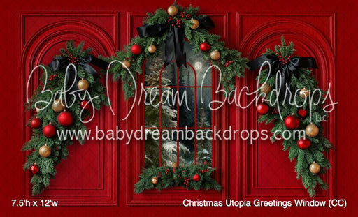Christmas Utopia Greetings Window (CC)